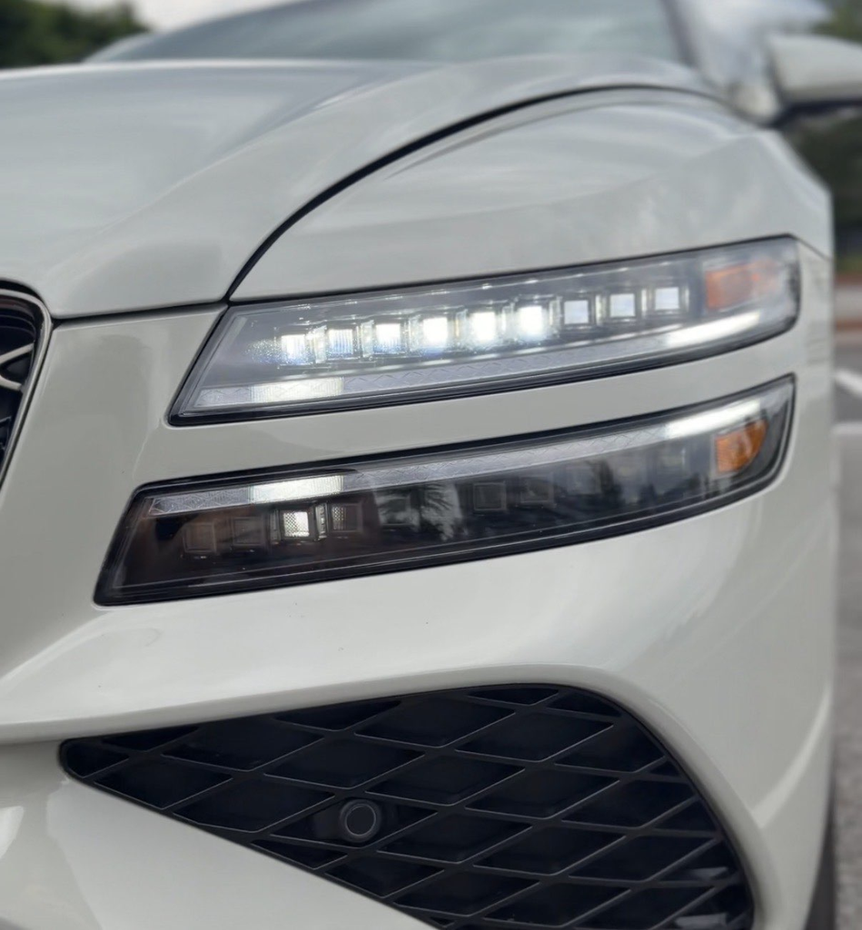 2025 Genesis G80 Micro Lens Array headlamp detail