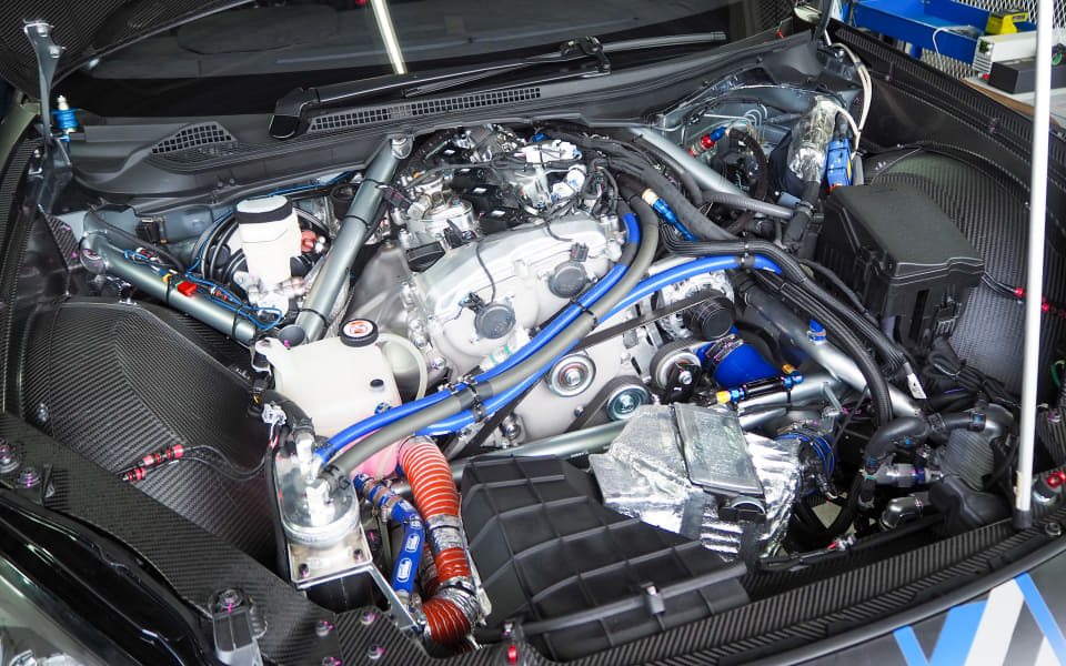 Developmental 2.0-liter naturally aspirated four cylinder in the GR86 Future FR concept