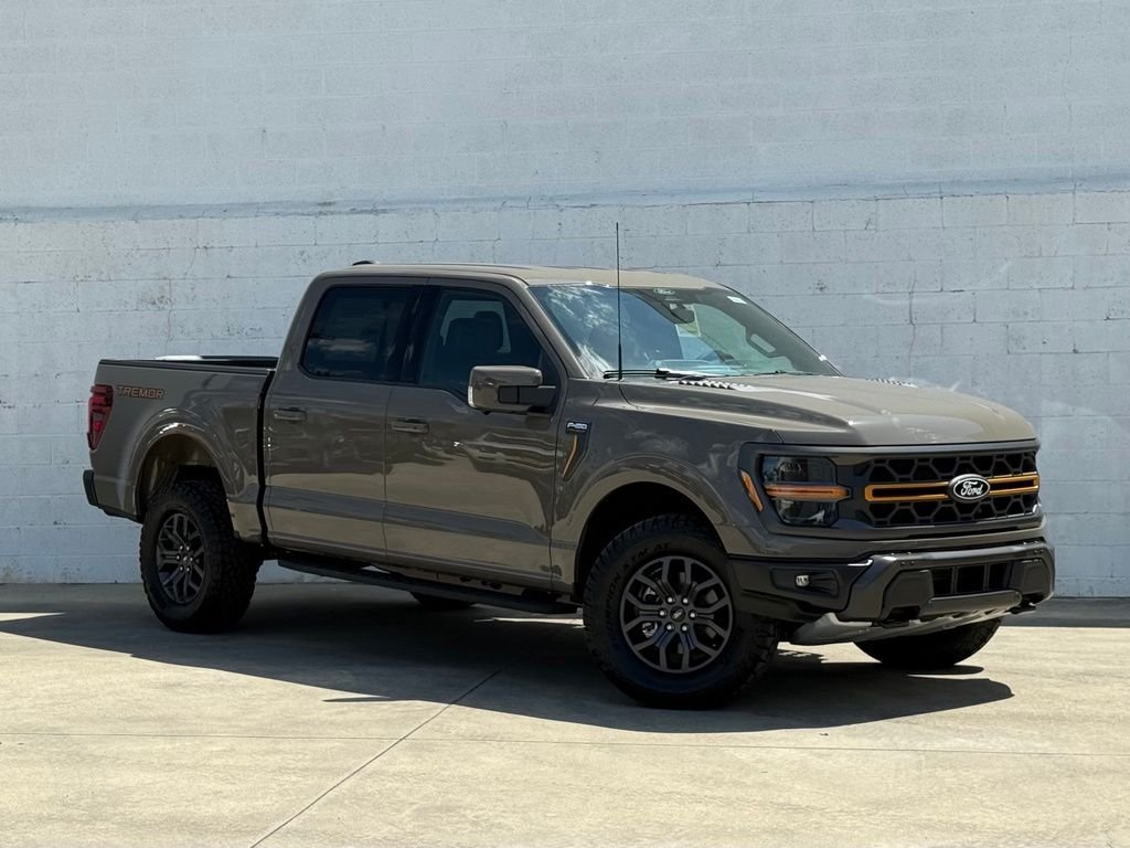 Ford F-150 full-size pickup, rear three-quarter view